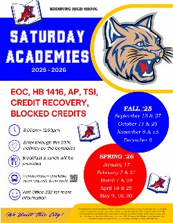 Saturday Academies